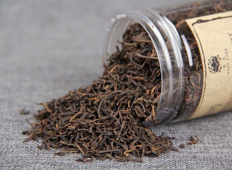 Yunnan Pu'er Tea 80g Aged Palace Pu'er Ripe Tea Fine Small Tin Pu'er Black Tea