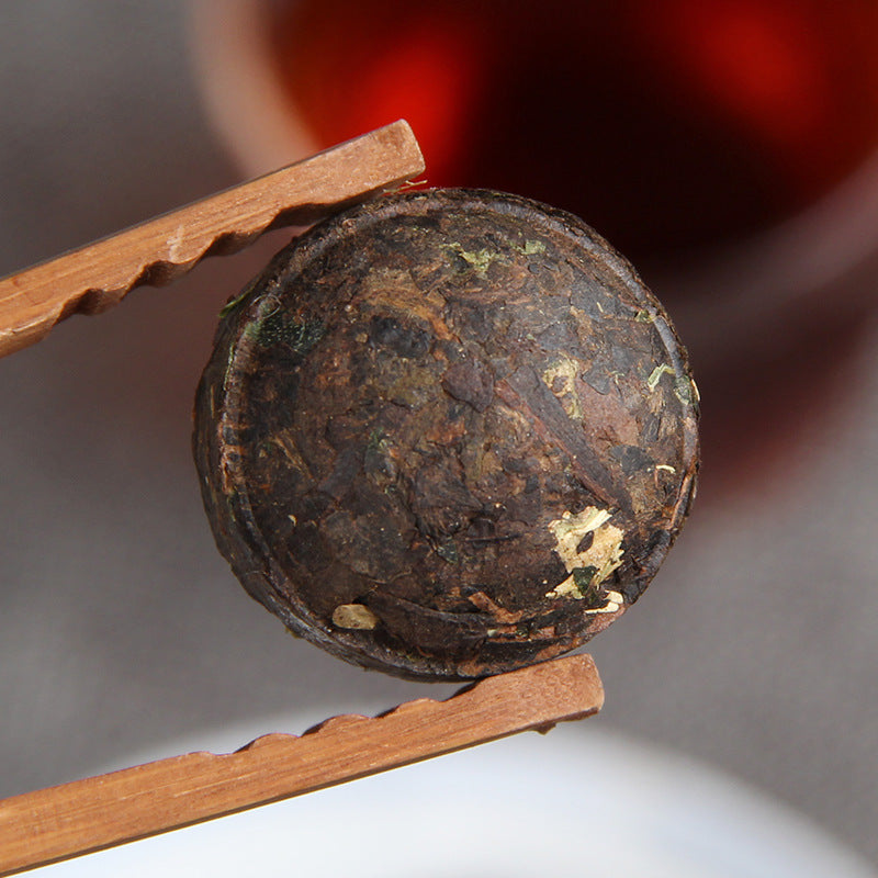 Pu-erh Tea Black Tea XiaoTuocha Series "Glutinous Fragrant Ripe Tuo" Small Can of Pu-erh Tea 100g