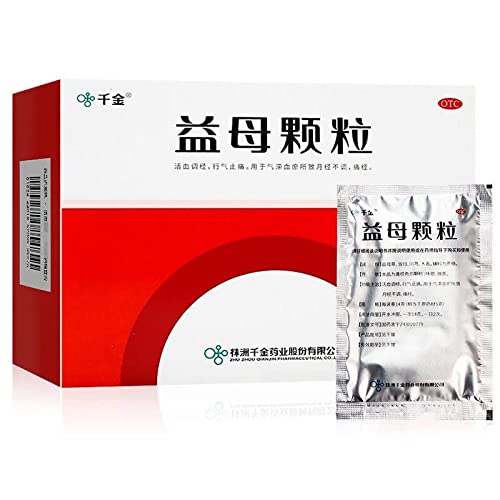 1 Box Qianjin Yimucao Keli 14g*10 Bags/Box 益母颗粒