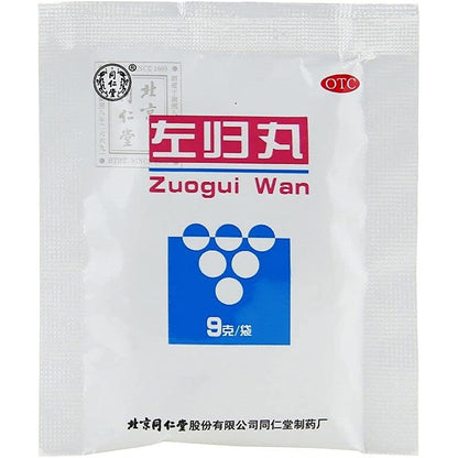 1 Box, Tongrentang Zuogui Wan 9g*6 Bags / Box 同仁堂左归丸