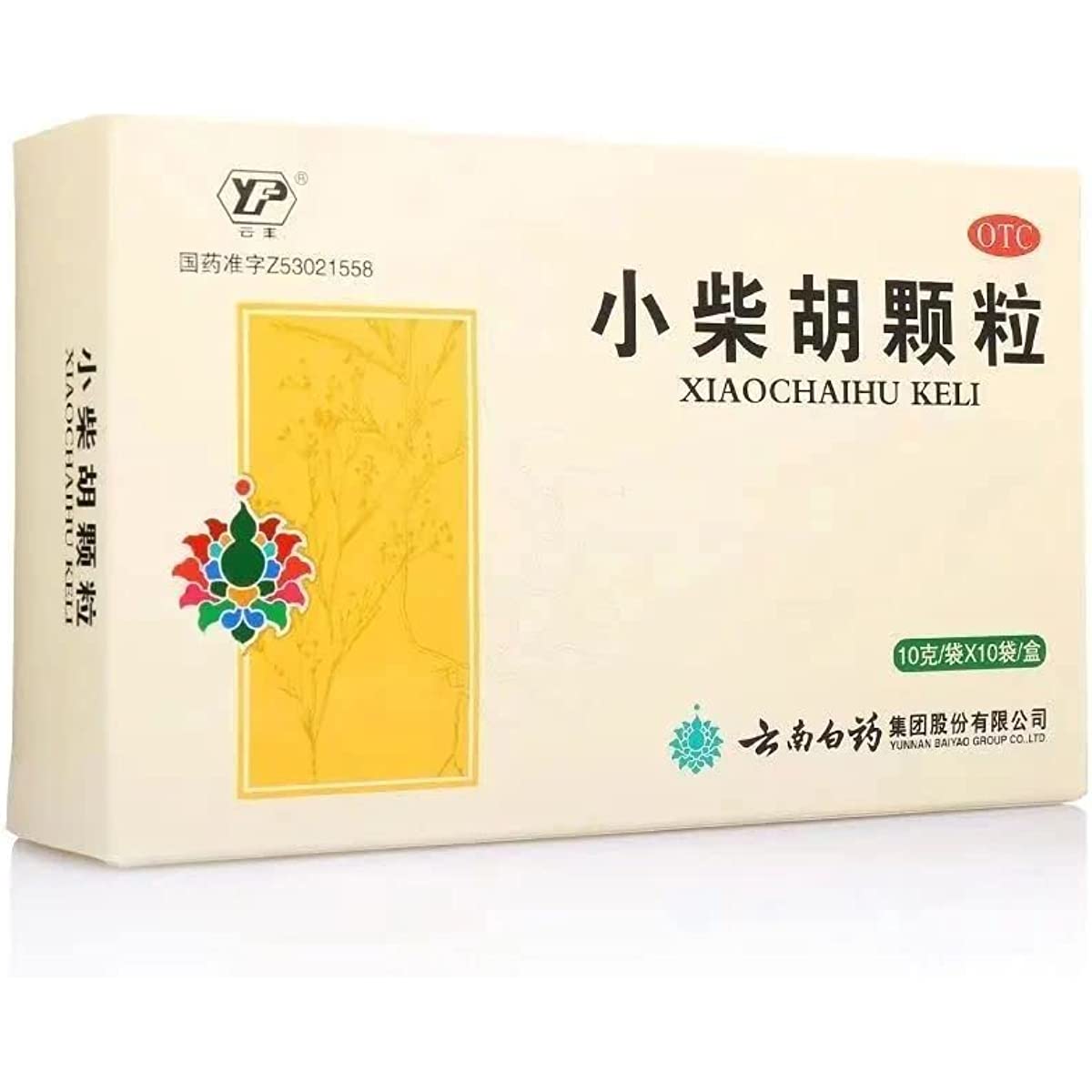 1 Box, YNBY Xiaochaihu Keli 10 Bags/Box 小柴胡颗粒