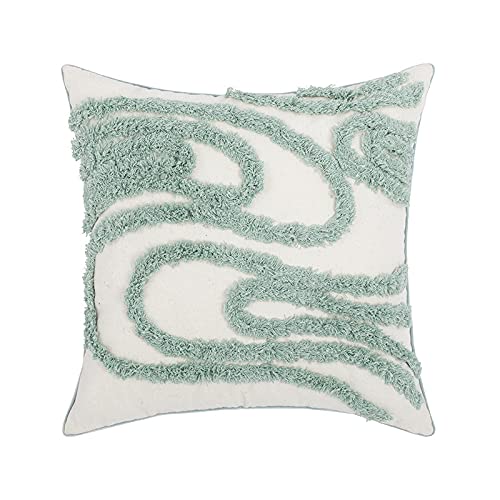 Nordic Ins Style Embroidered Throw Pillow Covers Sofa Head Cushion Covers Waist Pillow Tufted Tassel Floating Window Futon Pillow Covers