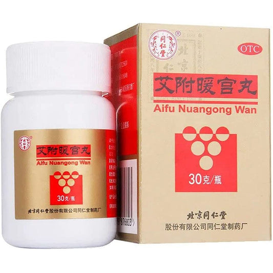 1 Box, Aifu Nuangong Wan 30g / Box 同仁堂艾附暖宫丸