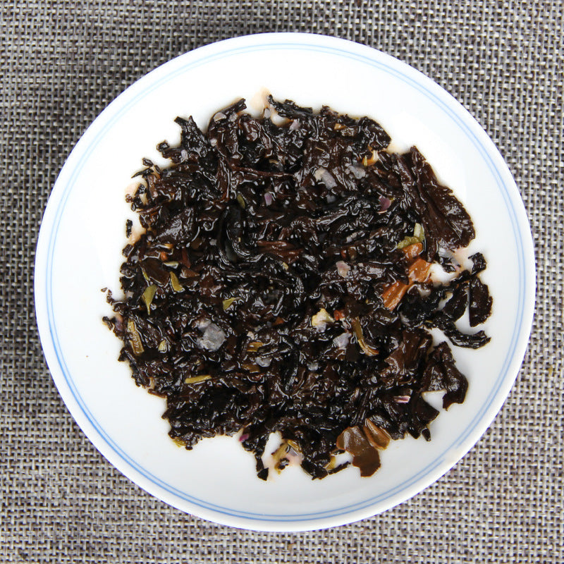 China Black Tea Puerh Tea Small Tuocha Series "Rose Ripe Tuo Tea " Red Rose Small Can of Ripe Puerh Tea