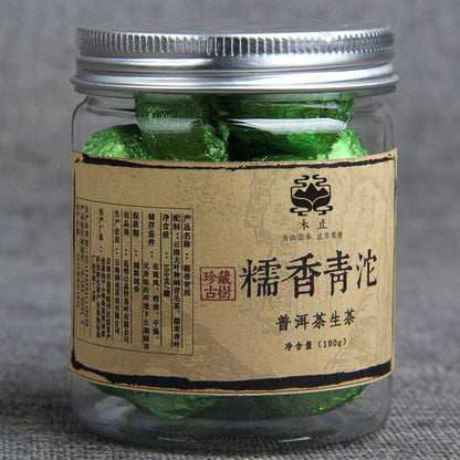 Puerh Tea Green Tea Small Tuo Tea Series "Gnocyte Green Tuo Tea" Gnocyte Small Pot Pu-erh Raw Tea 100g