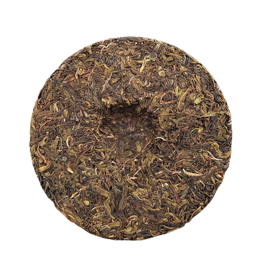 Puerh Tea Raw Puerh Tea Cake Menghai 357g Yunnan Qizi Cake Tea Leaf Green Tea