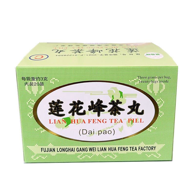 1 Box, Lianhua FengCha 3g*20 Bags / Box 莲花峰茶