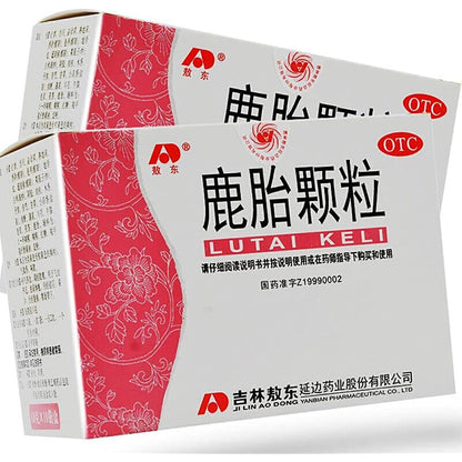 1 Box,  Aodong Lutai Keli 10g*10 Bags / Box 鹿胎颗粒