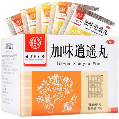 1 Box, Jiawei Xiaoyao Wan 6g*10 Bags / Box 加味逍遥丸