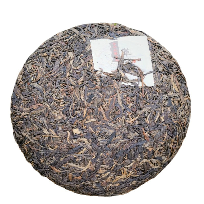 357g Pure Old Tea Ancient Six Tea Mountains Aged Puer Tea Cake Raw Tea Green Tea