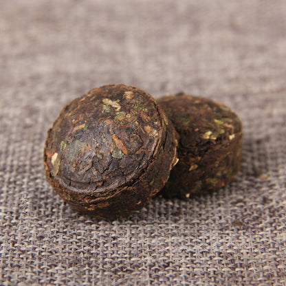 Natural Yunnan Flower Tea Tuo Tea Glutinous Rice Fragrance Smooth and Mellow Puerh Ripe Tea 500g Combination Flower and Herb Tea Tea Glutinous Fragrance Puerh Tea 云南花茶小沱茶糯米香普洱熟茶