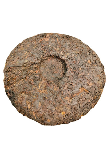 Old Raw Tea Puerh Mengku Purple Bud Tea Icelandic Aged Puerh Raw Tea 357g Qizi Cake Tea