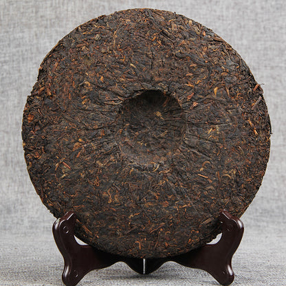 Yunnan Pu-erh Tea Qizi Cake Jingmai Mountain Precious Pu-erh 357g Ripe Tea Black Tea