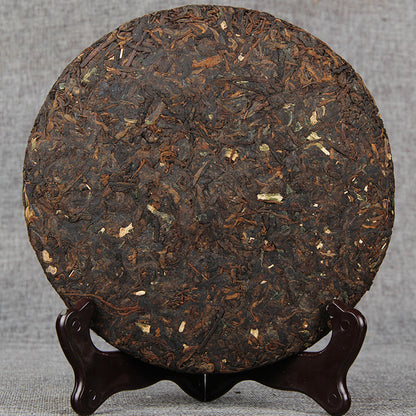 Gnoxious Fragrance Puerh Tea Ripe Tea Menghai Qizi Cake Gnoxious Fragrance Puerh Tea Cake 357g