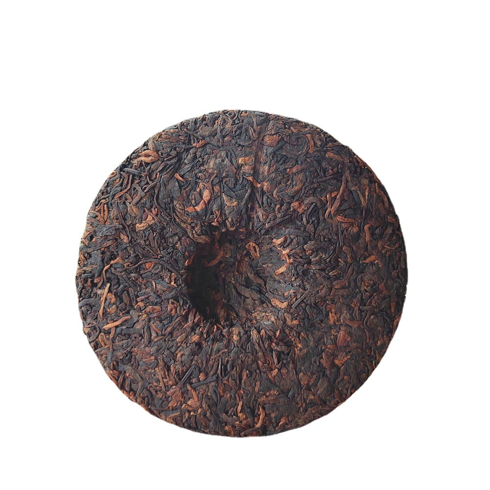 Pu-erh Ripe Tea Cake 8 Stars Mangsong Ancient Tree Pu-erh Tea 200g Yiwu Ripe Tea Cake Yunnan Tea