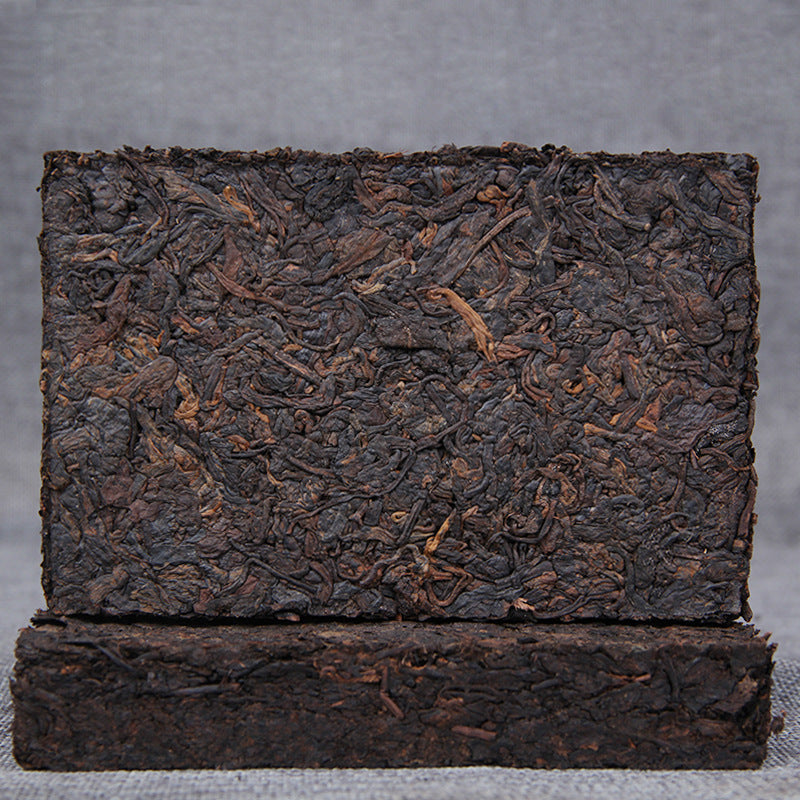 Puerh Tea Ripe Tea Yunnan Puerh Ancient Tree Tea Brick Aged Dry Storage 1000g (250g*4pcs) Puerh Tea Ripe Tea Black Tea