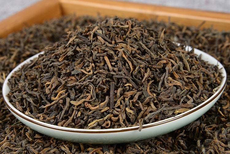 Yunnan Ripe Puerh Tea Spring Tea Gongting Golden Bud Loose Tea Gongting Puerh Loose Tea Black Tea