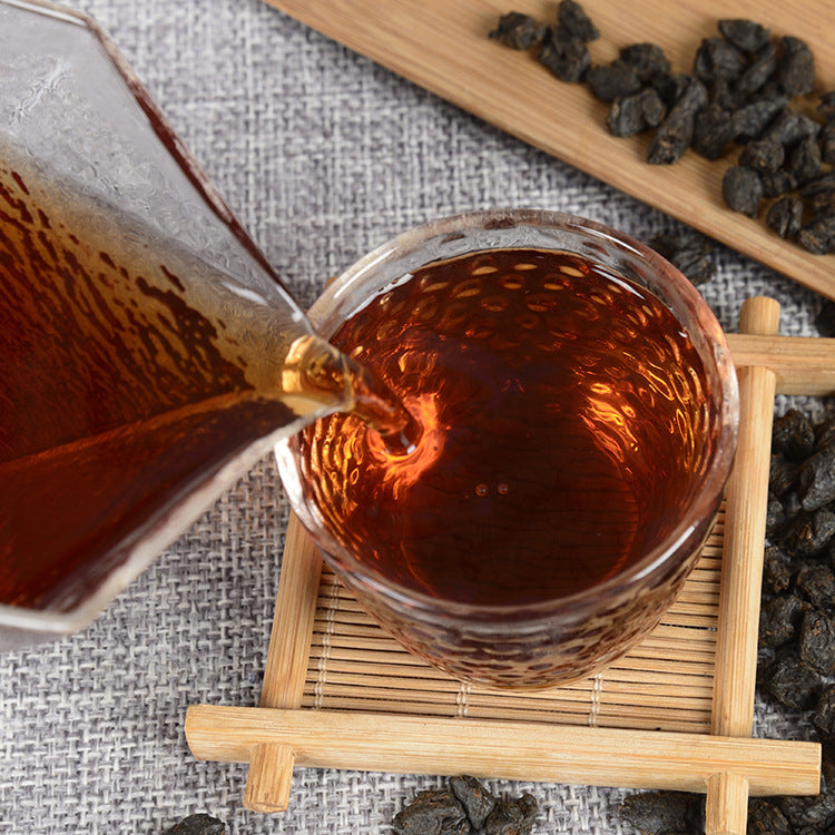 Yunnan Pu'er Tea Jujube Aroma Tea Fossil Jujube Aroma Tea Head Menghai Ripe Tea Black Tea 500g