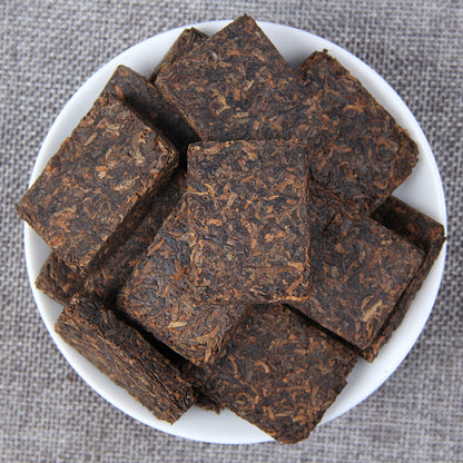 Palace Ripe Tea Pu-erh Spring Tea Ripe Tea Small Tuo Tea Date Fragrance Small Square Brick Tea Leaves Black Tea 500g