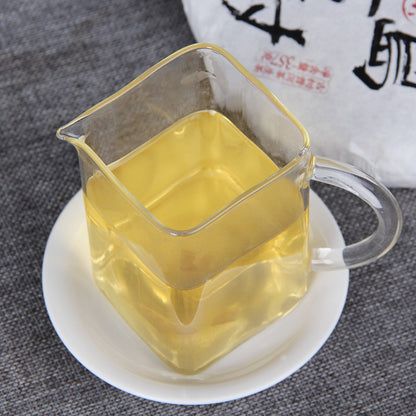 Spring Tea Pu'er Ancient Tree 300 Pu'er Tea Raw Tea Laozhai Icelandic Ancient Tree Head Spring Cake Tea 357g