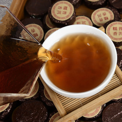 Yunnan Pu-erh Tea Glutinous Ripe Tuo 500g Pu-erh Ripe Tea Small Tuo Tea Strong Aroma Black Tea