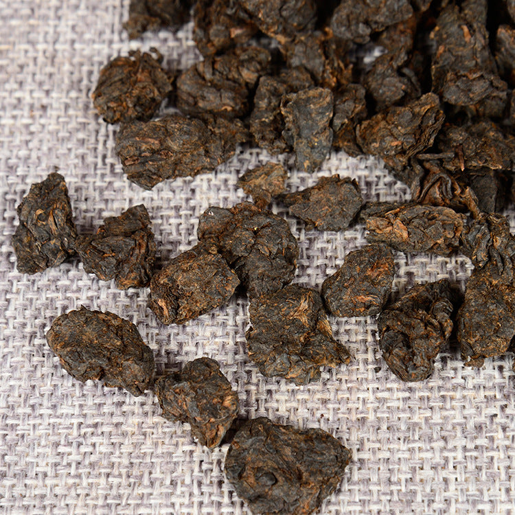 Yunnan Pu'er Tea Old Tea Black tea 500g Golden Bud Tea Ripe Tea Glutinous Aroma Tea