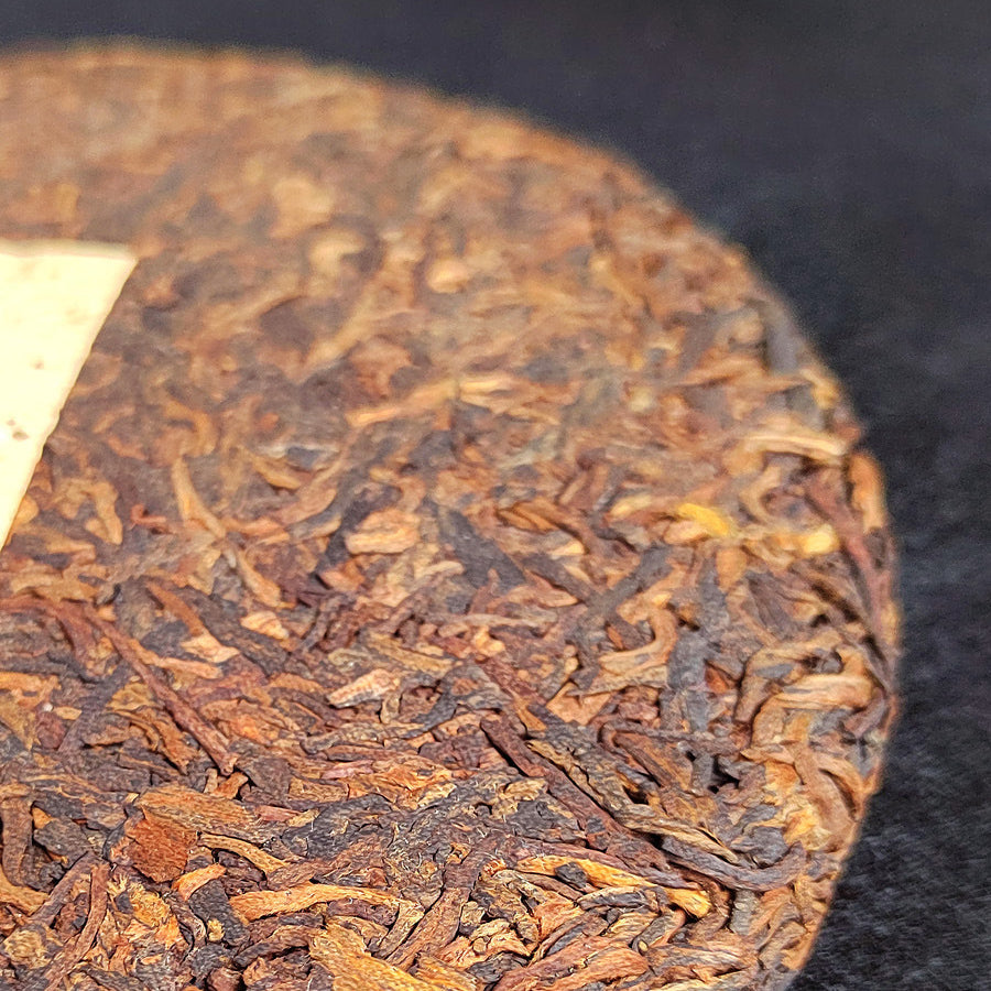 Puerh Tea Ripe Tea Lao Banzhang Ripe Tea Cake 357g Black Tea High Grade Yunnan Qizi Cake Menghai Puerh Ripe Tea Cake