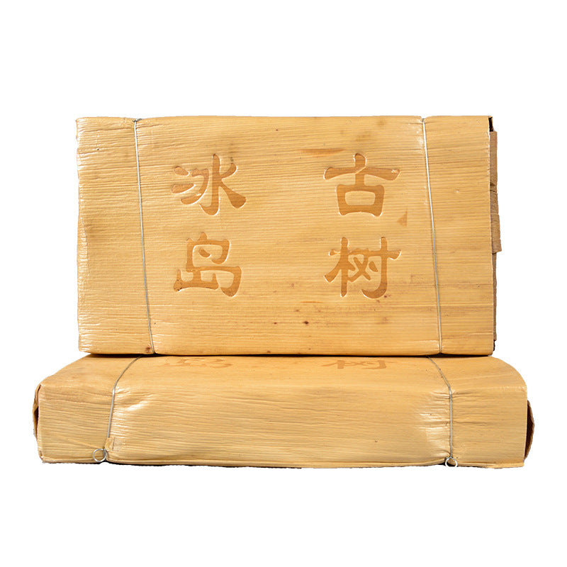 Yunnan Puerh Tea Icelandic Ancient Tree Tea Brick Ripe Tea 1000g Brick Tea Aged Old Tea Aged Aroma Mellow Sweet