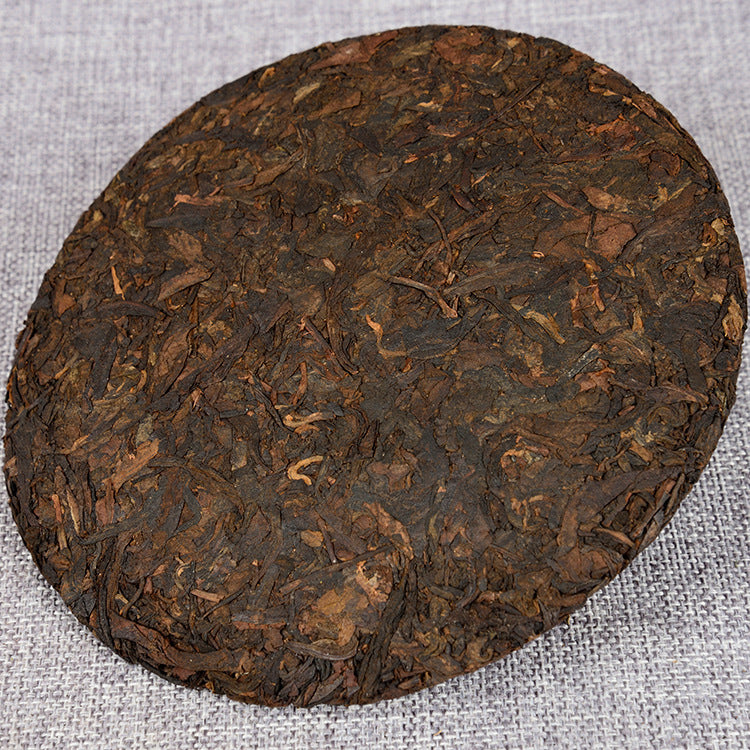 Yunnan Seven Cakes Puerh Tea Menghai Raw Material 357g Brown Chen Xiang Ripe Tea Cake Tea Ripe Tea Black Tea