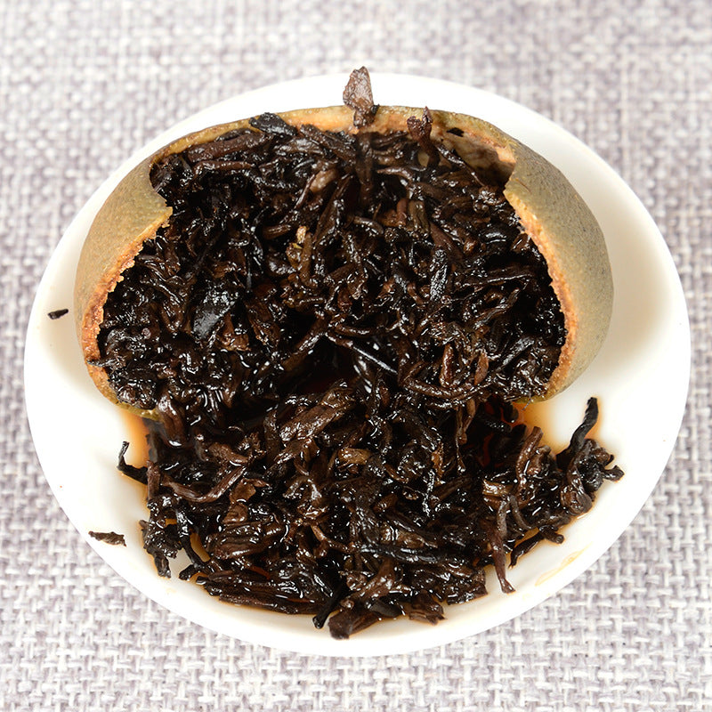 Yunnan Pu'er Tea Xinhui Xiaoqingkang Ripe Tea Xinhui Chenpi Tea 500g Pu'er Citrus Tea