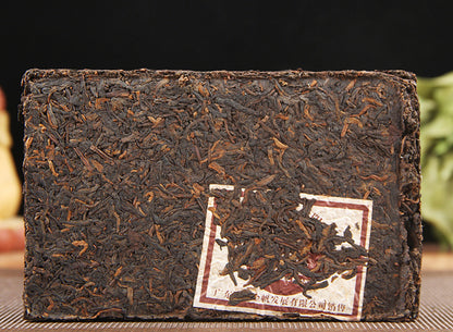 Yunnan Pu'er Ripe Tea Medium Term Pu'er Ripe Tea Black Tea Golden Sail Brick Tea 2852 Ripe Tea Brick 250g