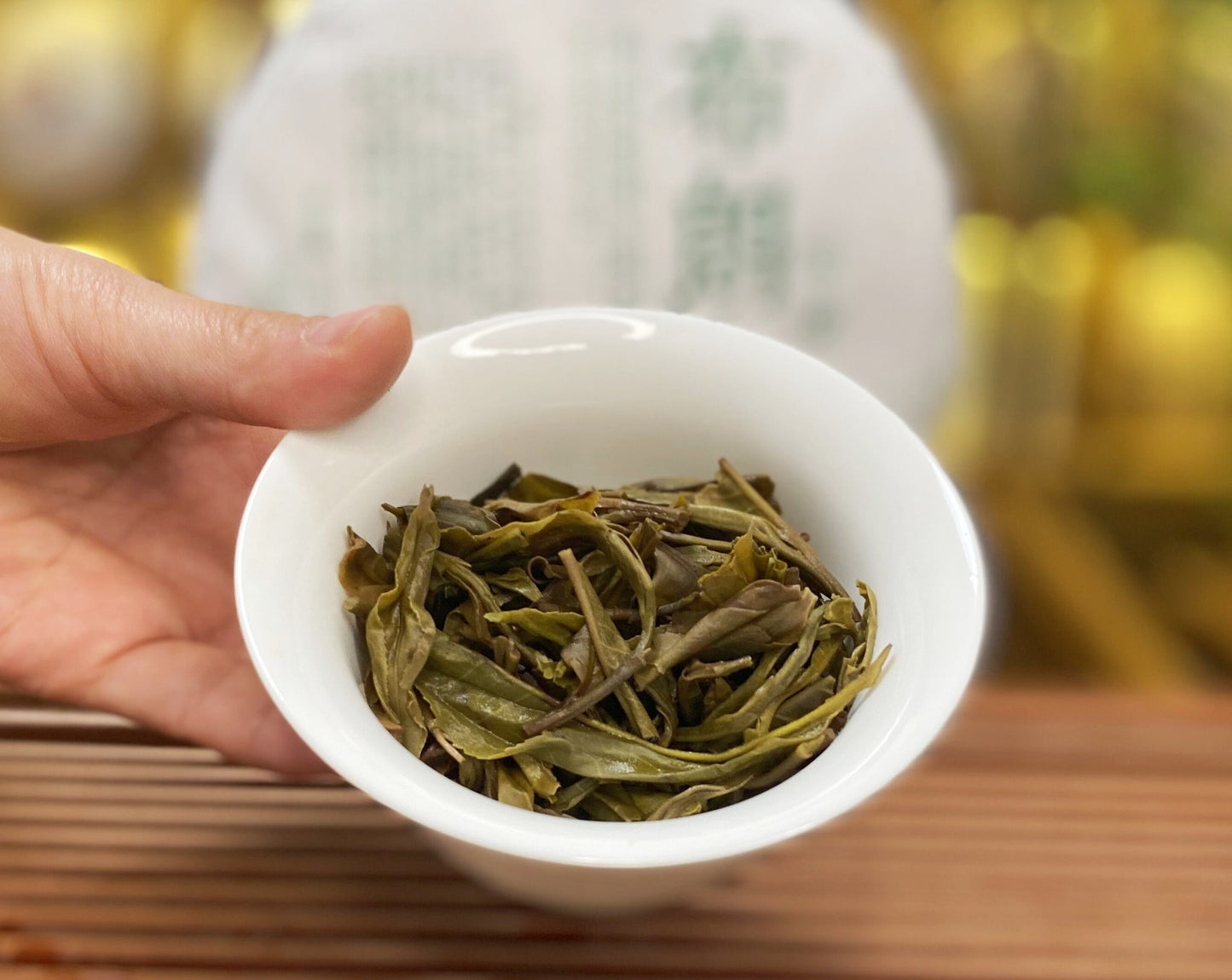 Yunnan Puer Tea Brown Early Spring Pu’er Raw Tea Brown Mountain Raw Tea Cake 357g Green Tea