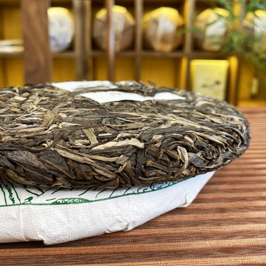 Yunnan Puer Tea Brown Early Spring Pu’er Raw Tea Brown Mountain Raw Tea Cake 357g Green Tea