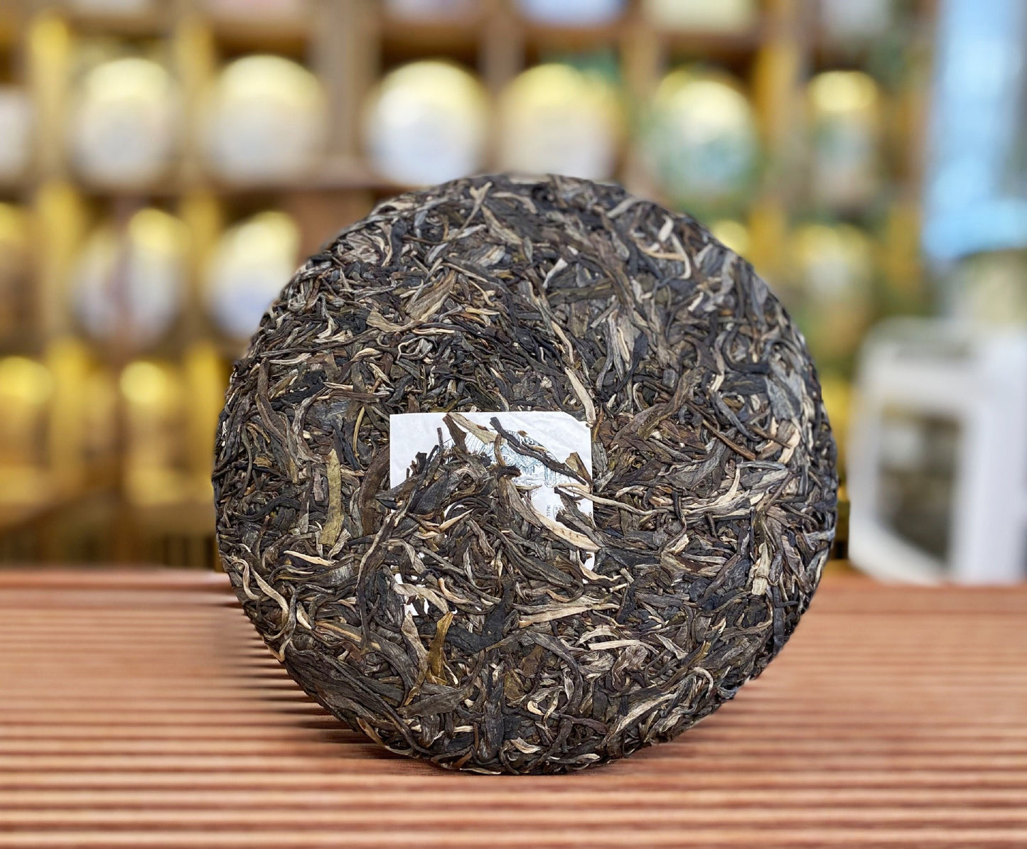 Yunnan Puer Tea Brown Early Spring Pu’er Raw Tea Brown Mountain Raw Tea Cake 357g Green Tea