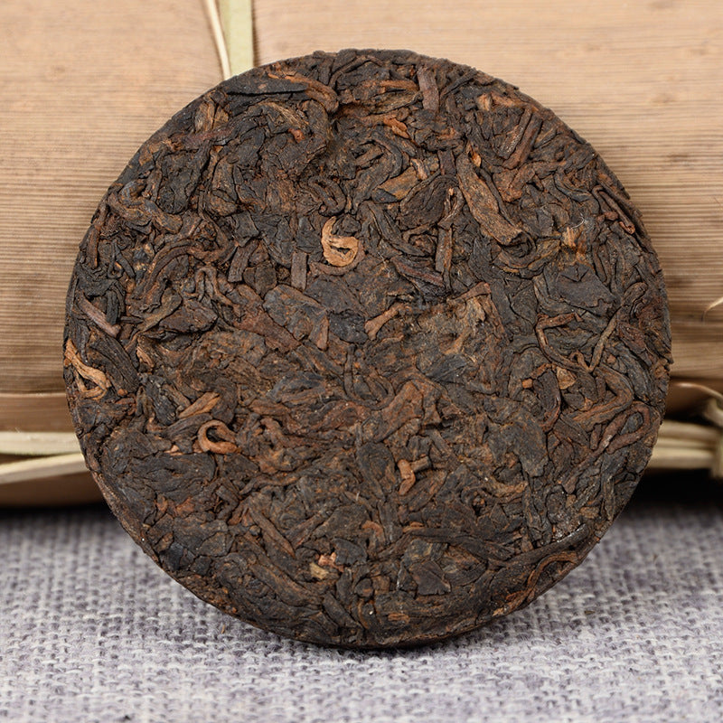 Yiwu Ripe Tea Cake 50g Yunnan Tea Yiwu Tea Area Pu-erh Tea Orchid Aroma