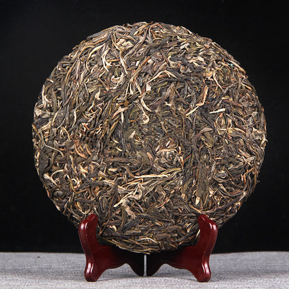 China Yunnan Pu'er Tea Raw Tea Green Tea Early Spring Ancient Tree Tea Raw Pu 357g, The First of The Six Ancient Tea Mountains