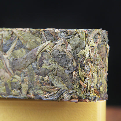 China Pu'er Tea Brown Old Banzhang Raw Tea Banzhang Gold Bar Ancient Tree Tea Yunnan Tea Column Tea Green Tea 300g