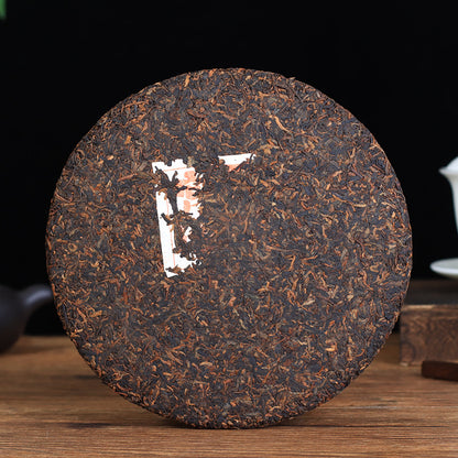 357g Ripe Puerh Tea Cake from Banzhang Tea Area Black Tea Yunnan Menghai Tea Banzhang Ripe Tea Cake