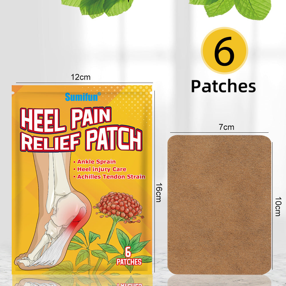 3 Packs, Heel, pain relief patch, Ankle Sprain, Heel injury care, Achilles Tendon strain 三七足部止痛贴