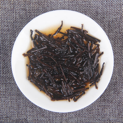 Yunnan Puerh Tea Ripe Tea Black tea Brick Tea Puerh Tea Stem Old Tea Stem 5 Years Old Tea Longgu Ripe Tea 1000g