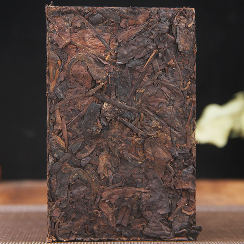 200g Puerh Tea Leaves Aged and Fragrant Old Tea Bricks Puerh Tea Ripened Tea Brick Tea Old Tea Post Pressed Puerh Tea Black Tea