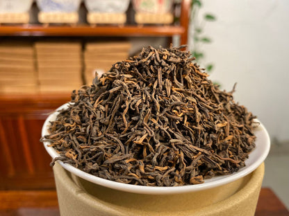 Yunnan Pu'er Tea Aged Pu'er Old Ripe Tea Ripe Pu'er Loose Tea 250g