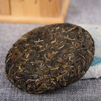 Made with Select Tea Leaves From Yunnan of China HeKai Raw Tea Cake 100g/cake Spring Tea Raw Tea Cake Puerh Raw Tea Green Tea