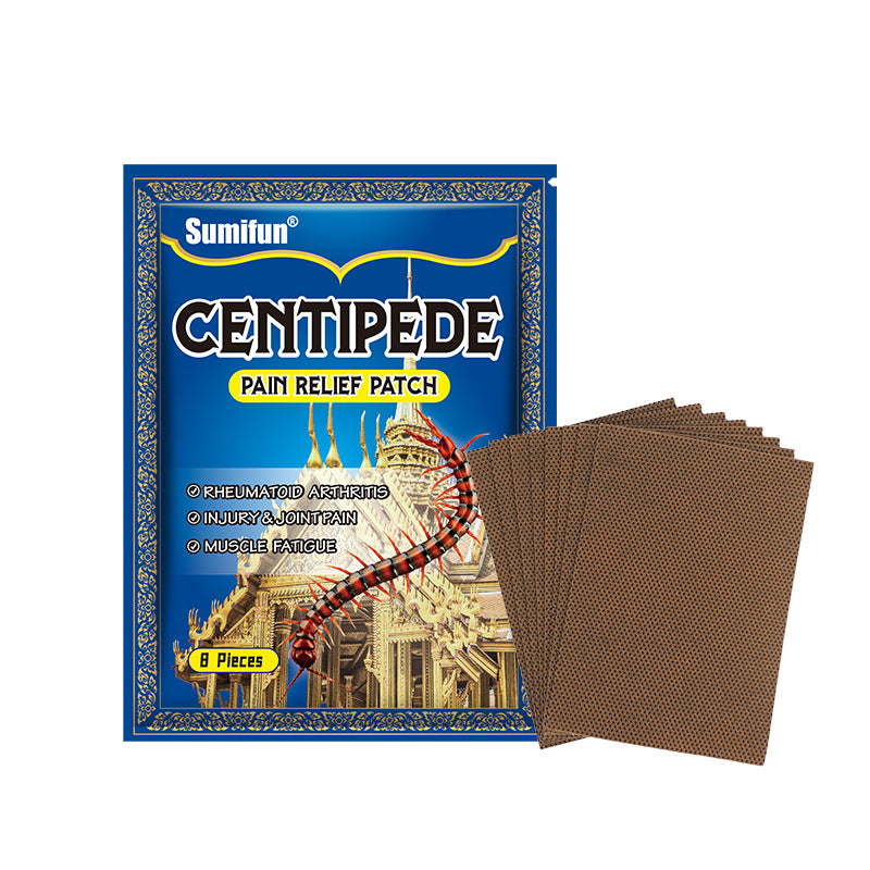 3 Packs, Muscle Pain Relief Patch Centipede Paste, Centipede Pain Relief Patch 肌肉疼痛缓解药贴蜈蚣膏药贴