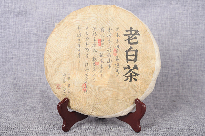 Yunnan Tea Alpine White Tea Jujube Aroma Large-leaved Ancient White 357g White Tea Qizi Cake Tea