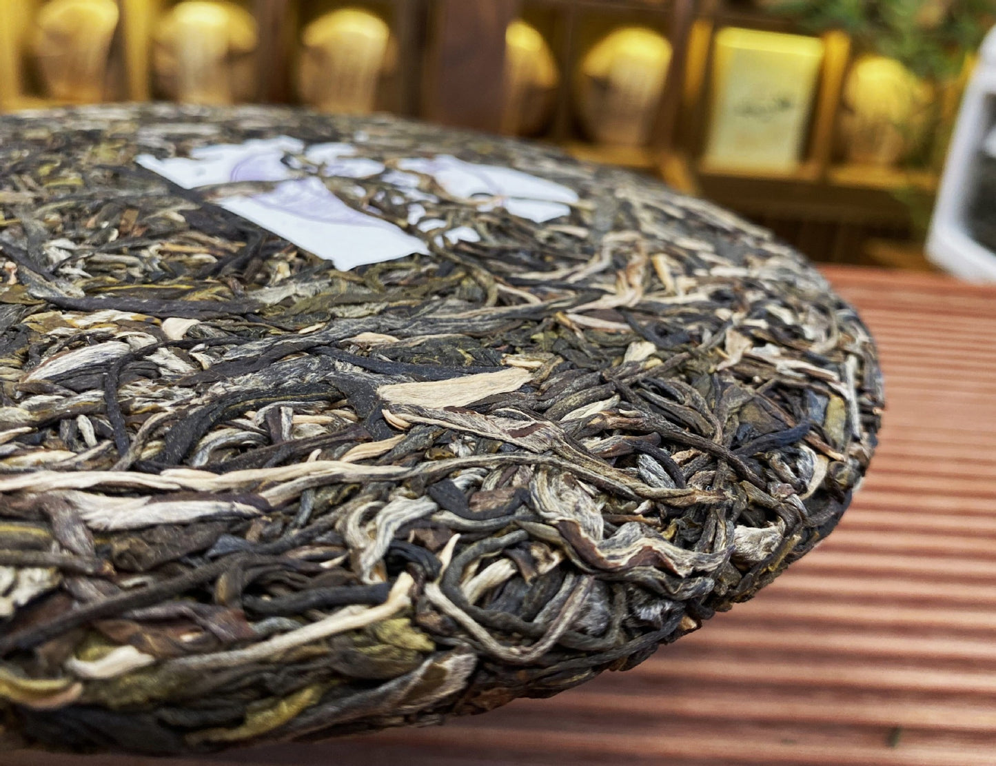 Yiwu Pu-erh Raw Tea Pu-erh Tea Yunnan Qizi Cake Raw Pu Tea Cake 357g Green Tea