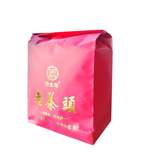 Brown Mountain Old Tea Head Ripe Puerh Tea 500g Bag of Aged Loose Ripe Puerh Tea