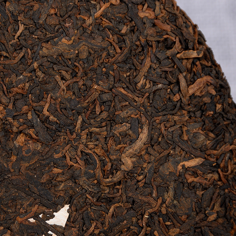 Puerh Tea Ripe Tea Old Tea Puerh Tea Cake Black Tea 357g Palace King Qizi Cakes Ripe Cake Aged Menghai Ripe Tea