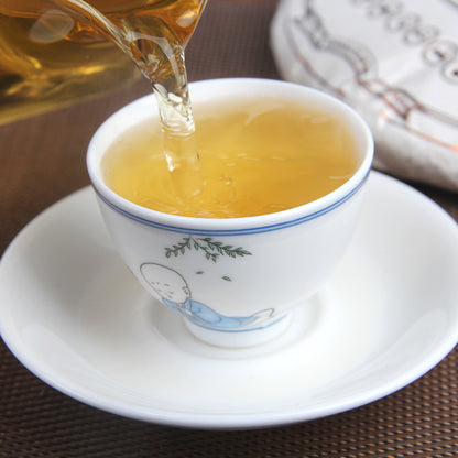 Spring Tea Brown New Banzhang Ancient Tree Banzhang Tea King Pu'er Tea Green Tea Orchid Scented Raw Tea Cake 357g