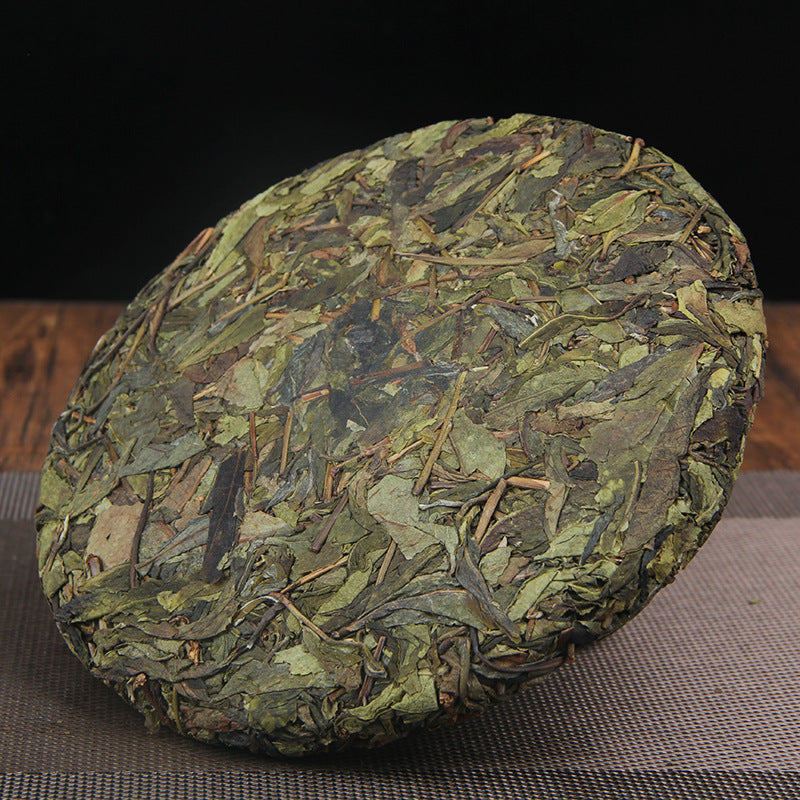 Icelandic Ancient Tree Tea Golden Leaf Mengku Pu'er Tea Raw Tea Yunnan Qizi Cake Ration Tea Green Tea 357g